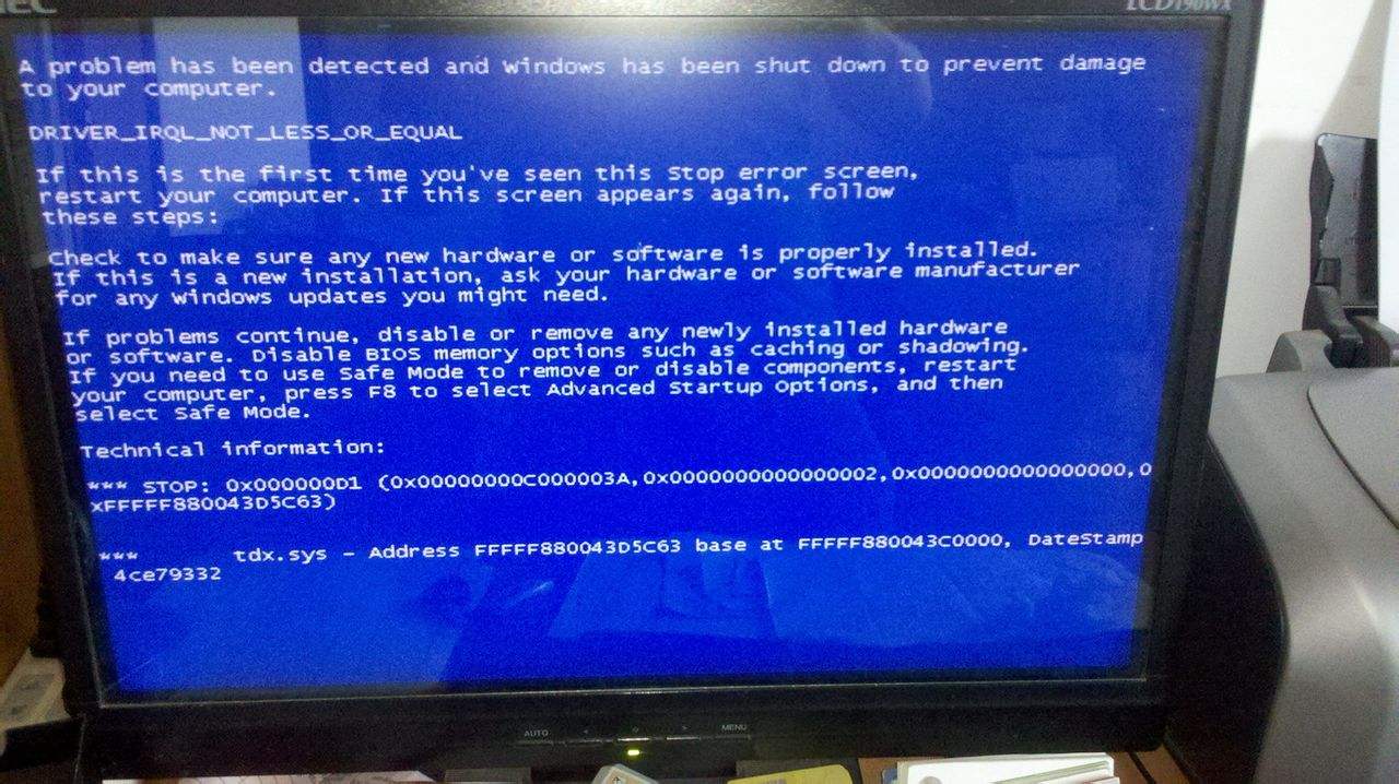 win7蓝屏代码0x000000d1怎么办
