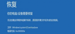 教你如何快速解决大地win7电脑安装时出现启动管理器错误代码0xc000000e